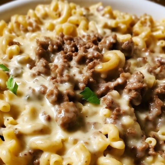 Cheesy Burger Mac (Lite)
