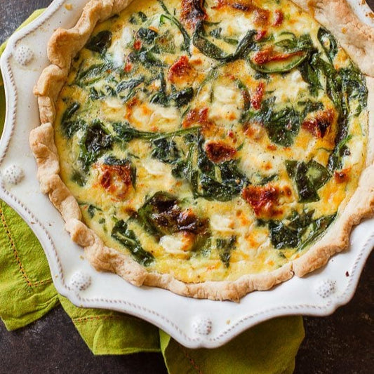 Goat Cheese and Sundried Tomato Quiche