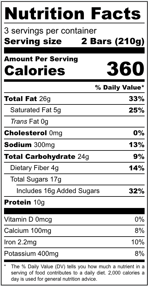 Grain-Free Granola Bars - 6 Pack