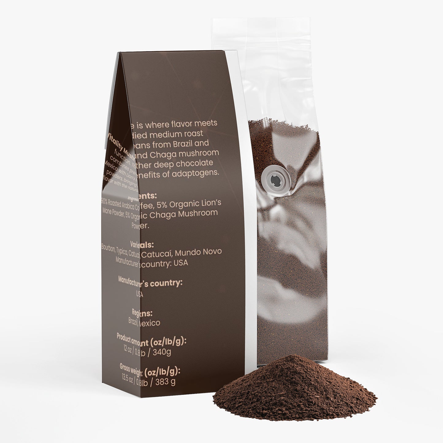 BioBrew Mushroom Coffee (Dark Chocolate)