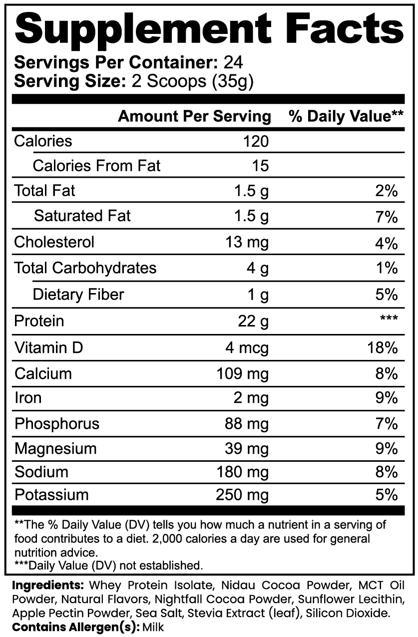 Whey Isolate Protein  (James Brownie)
