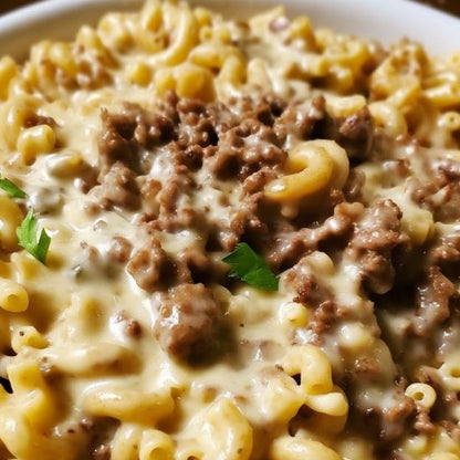 Cheesy Burger Mac (Lite)