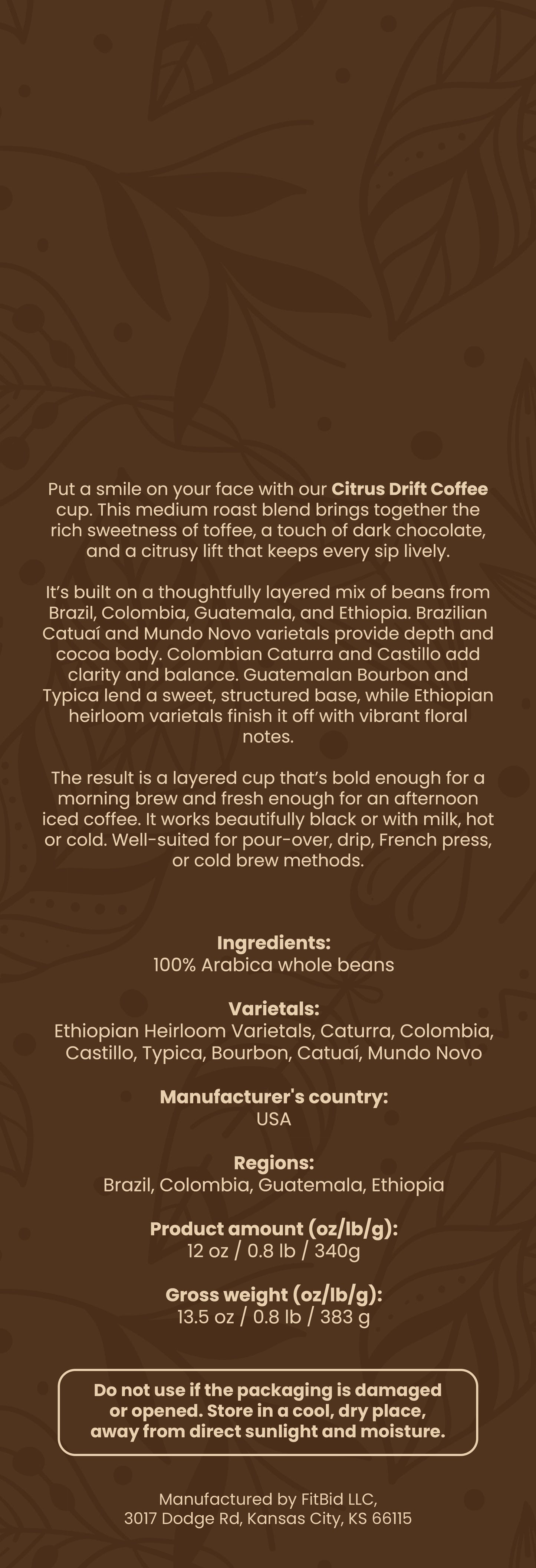 Happy Hour Coffee (Med. Roast)