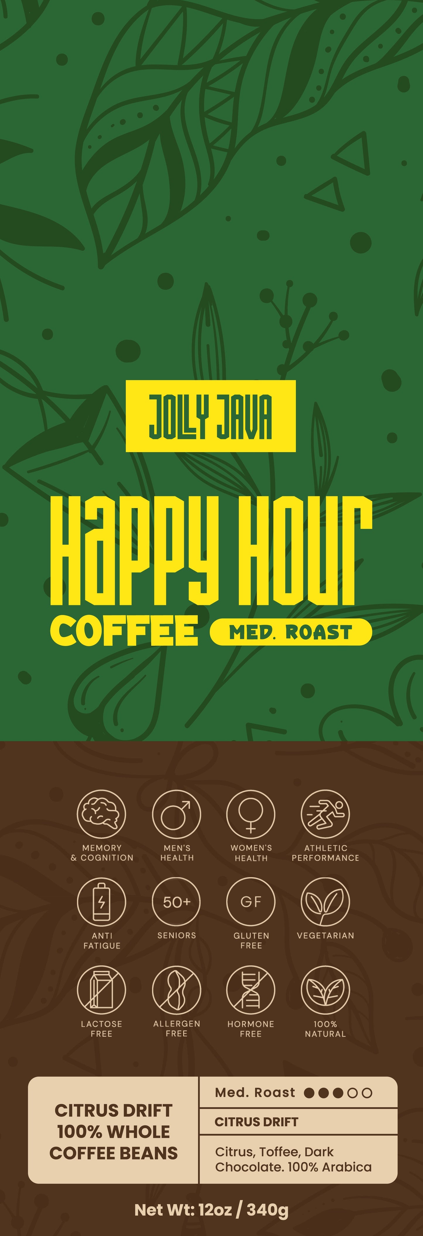 Happy Hour Coffee (Med. Roast)