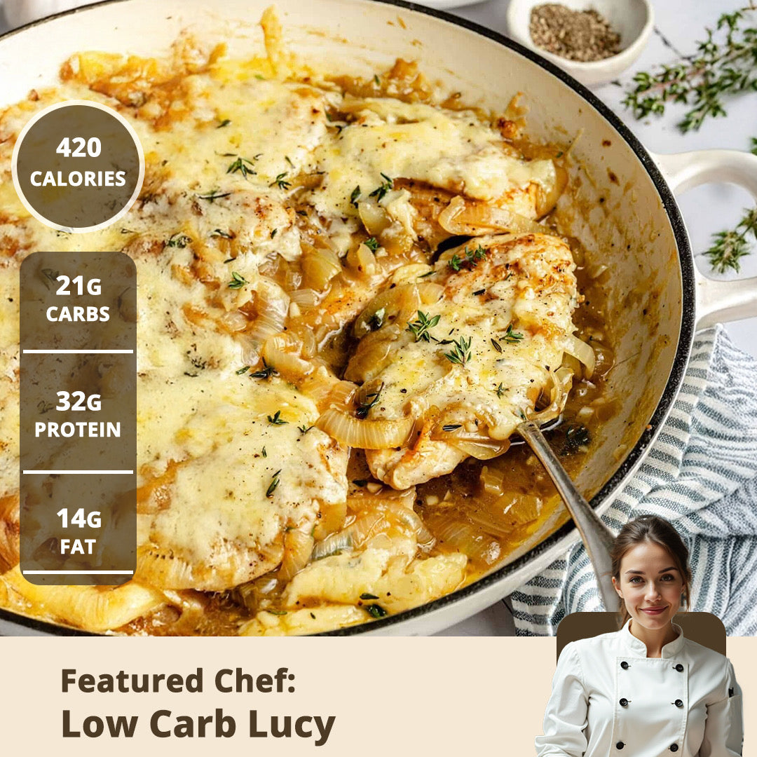 French Onion Chicken Bake