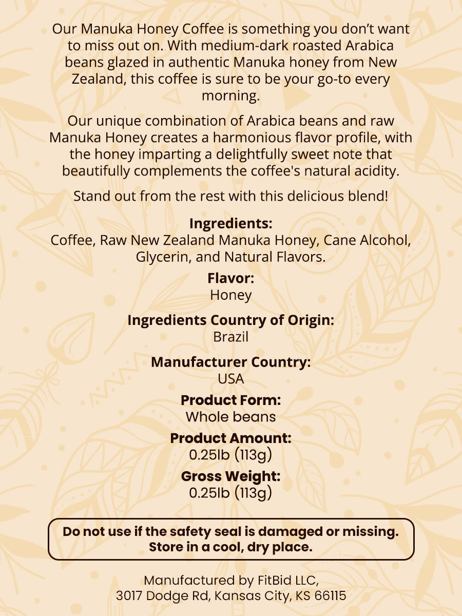 Manuka Honey Coffee