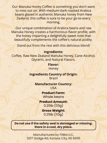 Manuka Honey Coffee