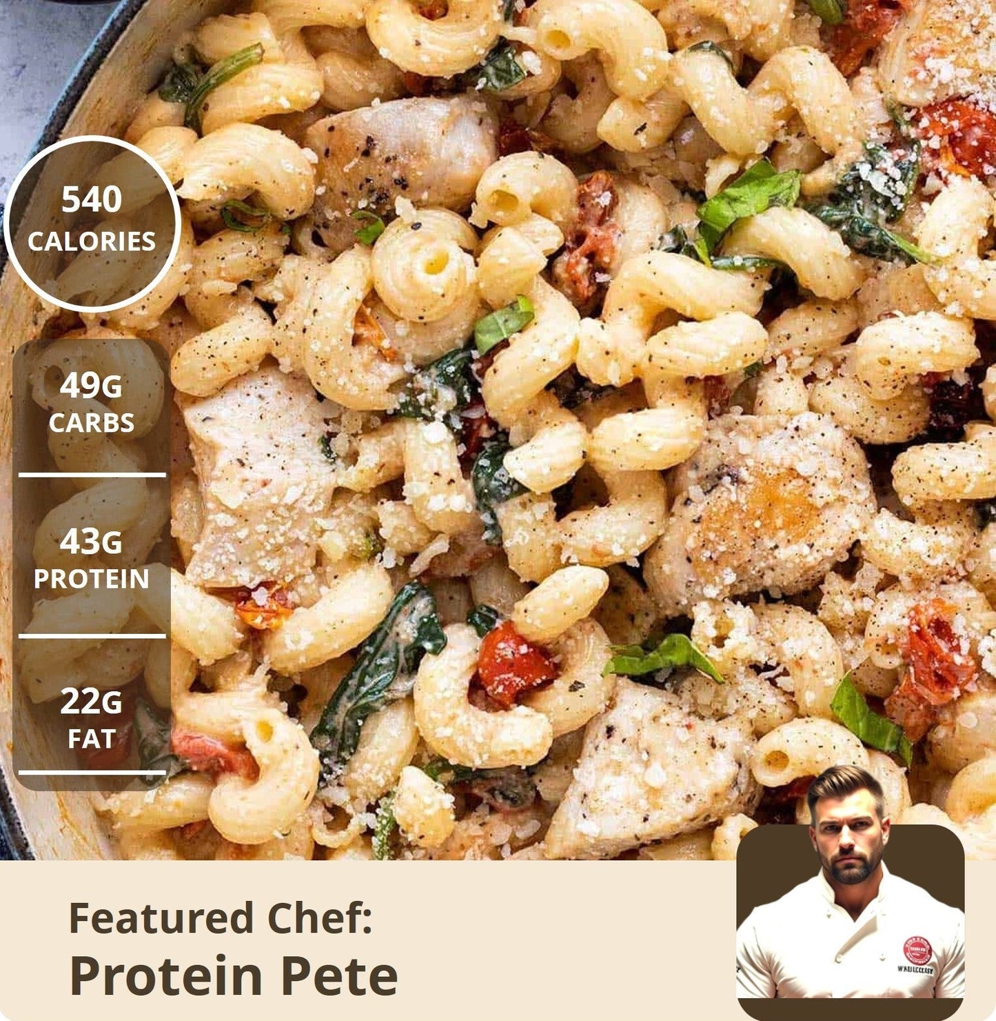 Muscle Chicken Pasta