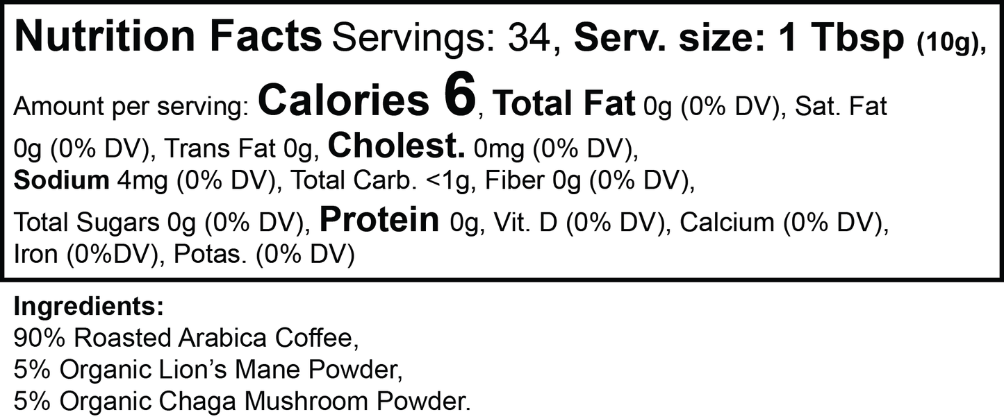 BioBrew Mushroom Coffee (Dark Chocolate)